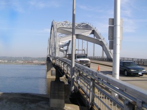 Centennial Bridge over the Mississippi River, IL 92 and RRs Rock Island County, IL